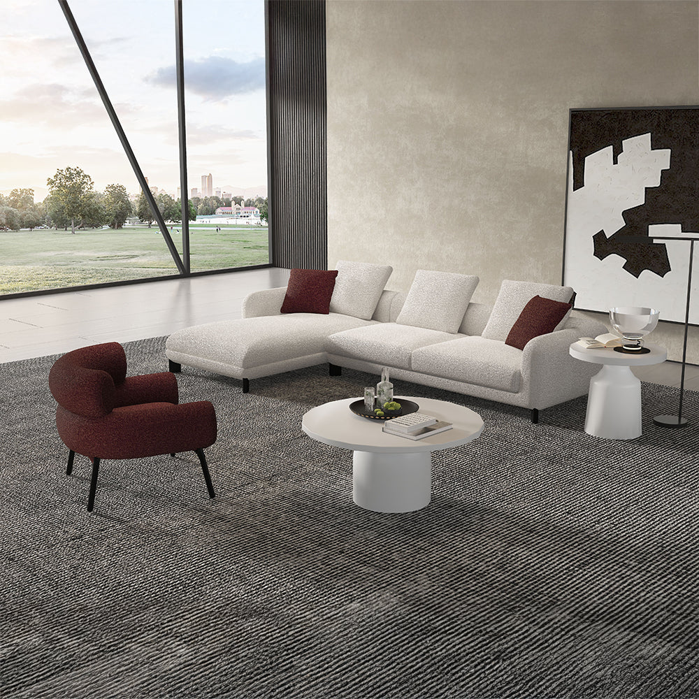 Mardi Sectional Sofa w/6 Pillows