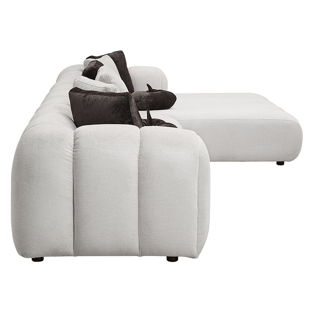 Manilla Sectional Sofa w/8 Pillows