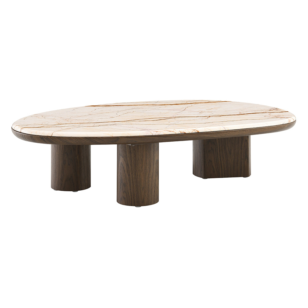 Haidar Coffee Table w/Natural Marble