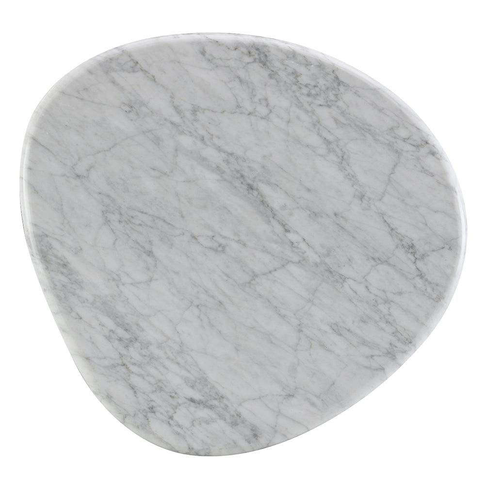 Haidar End Table w/Natural Marble