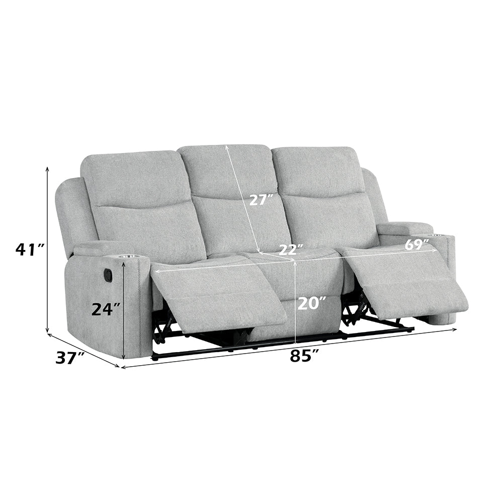 Galya Motion Sofa w/Storage Arm