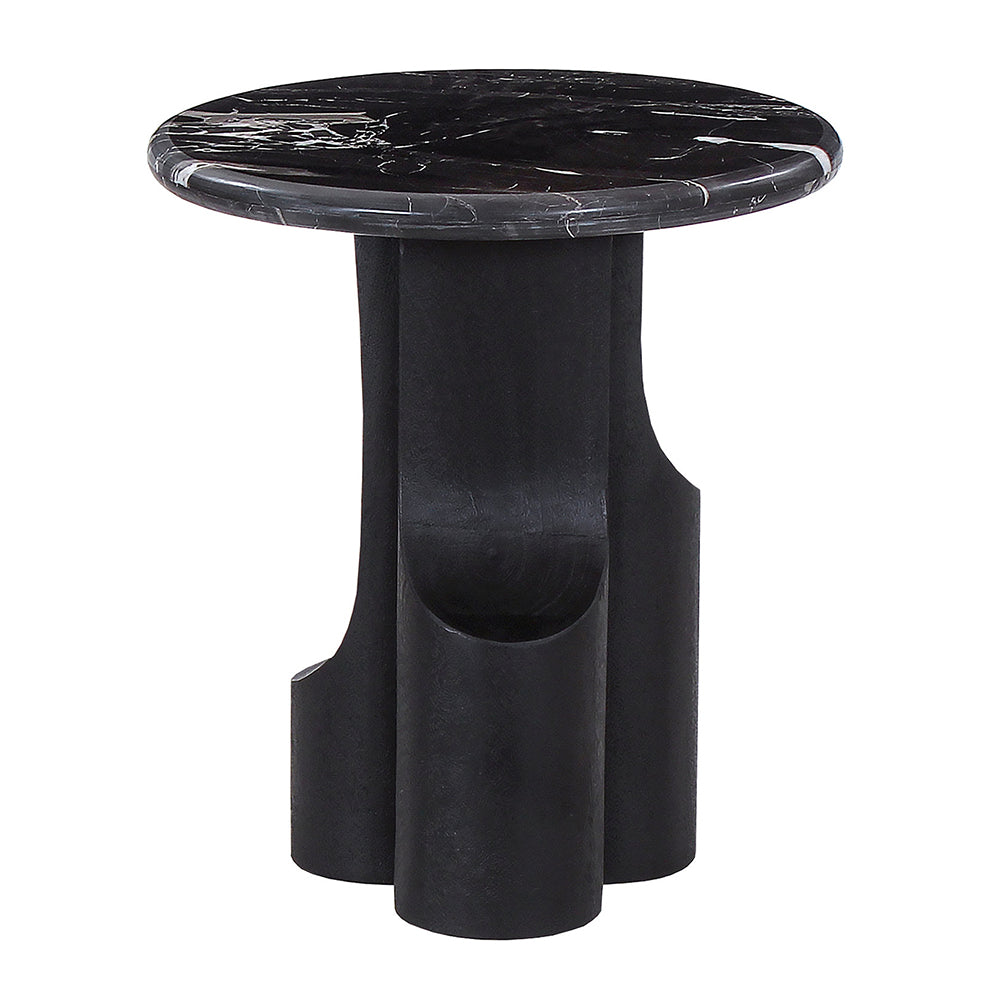 Kinton End Table w/Natural Marble Top