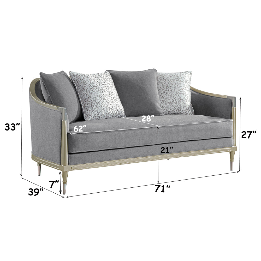 Fernando Loveseat w/4 Pillows