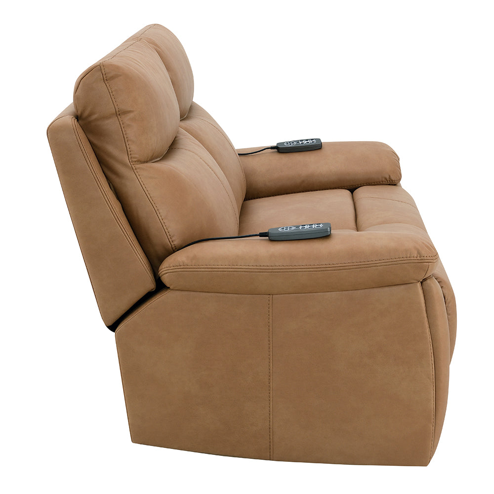 Chavis Power Motion Loveseat w/USB & Power Headrest