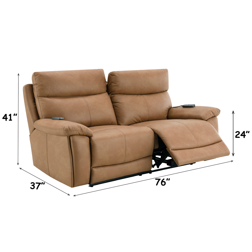 Chavis Power Motion Loveseat w/USB & Power Headrest