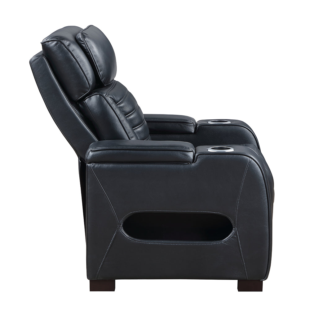 Ephron Power Motion Recliner W/Power Headrest & LED
