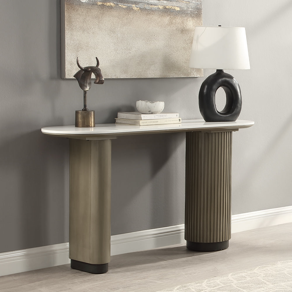Clayten Sofa Table w/Engineering Top
