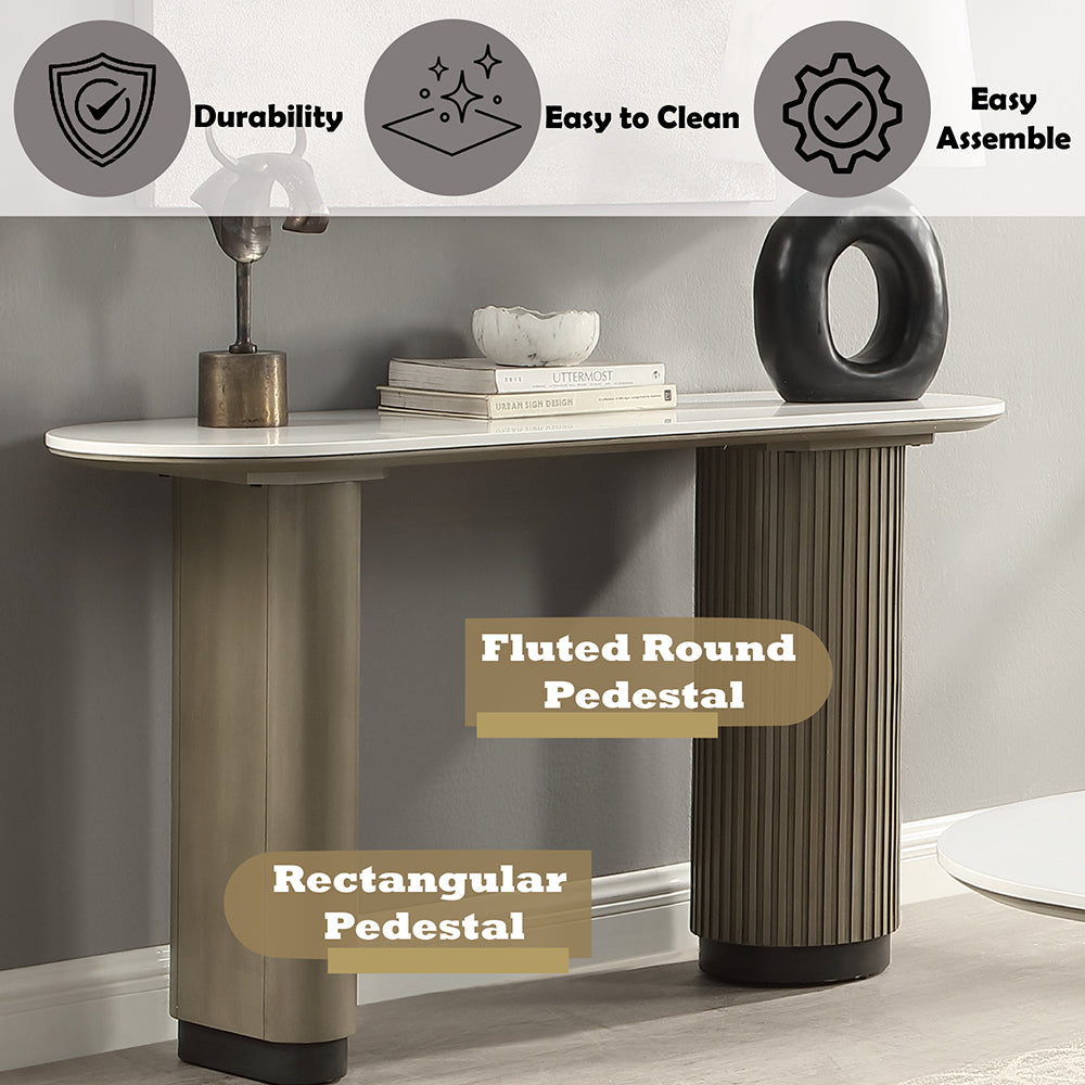 Clayten Sofa Table w/Engineering Top