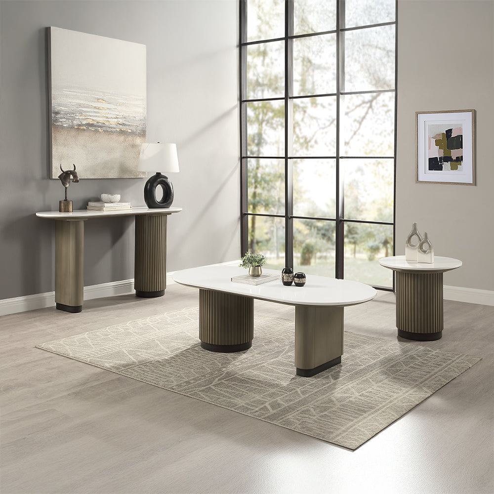 Clayten Sofa Table w/Engineering Top