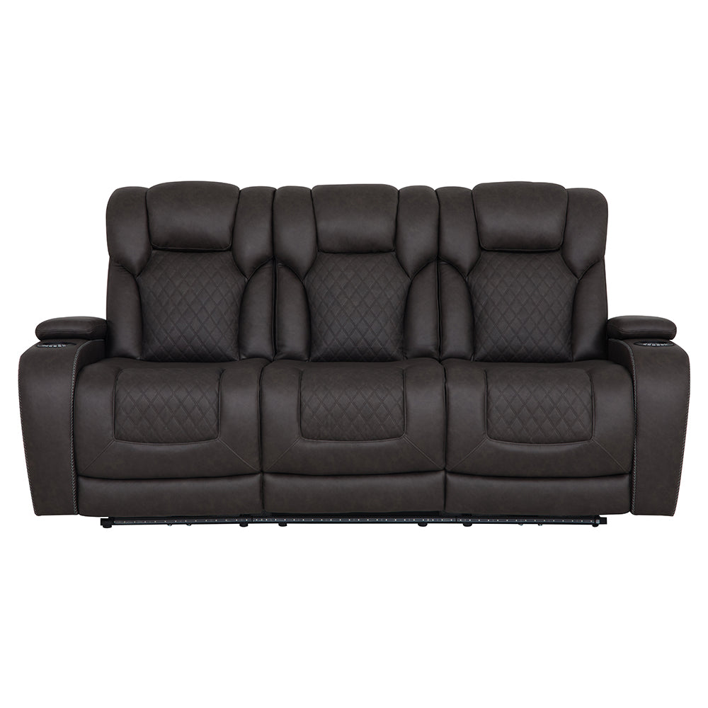 Wendell Power Motion Sofa w/Dropdown Table, Storage,USB & LED