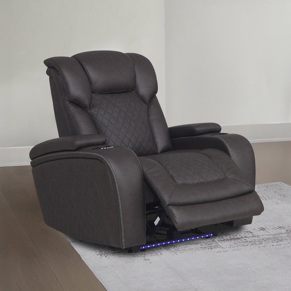 Wendell Power Motion Recliner w/Storage,USB & LED