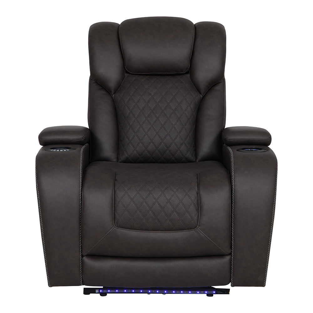 Wendell Power Motion Recliner w/Storage,USB & LED