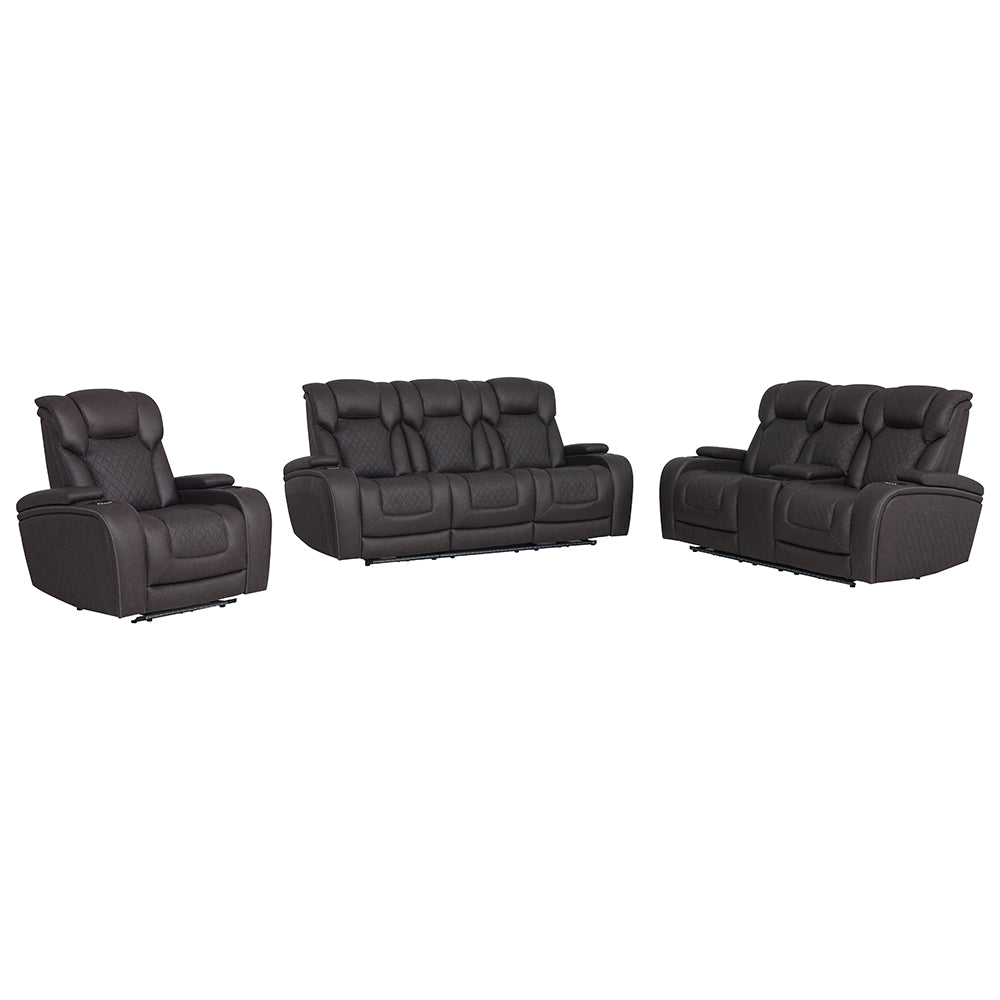 Wendell Power Motion Recliner w/Storage,USB & LED