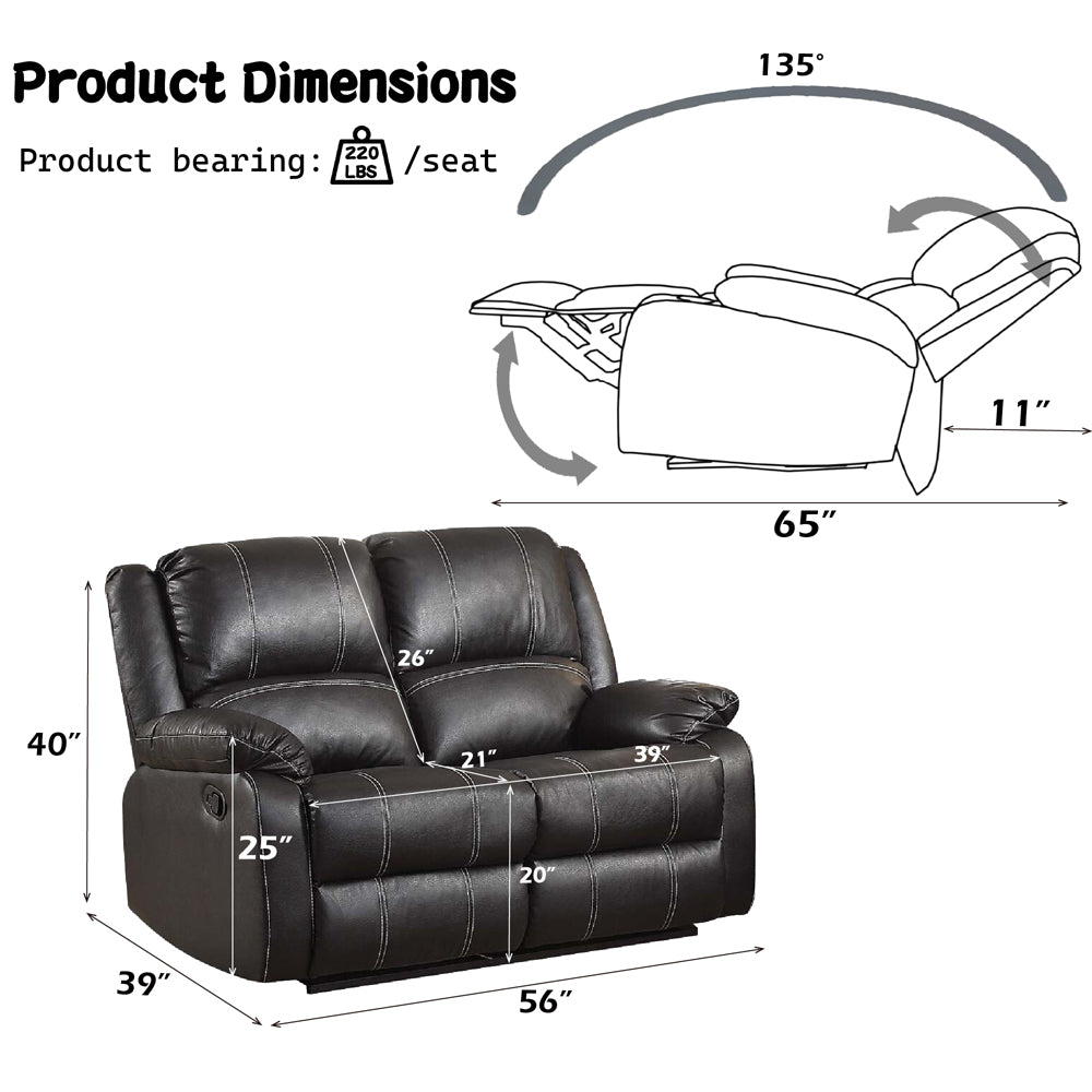 Zuriel Motion Loveseat