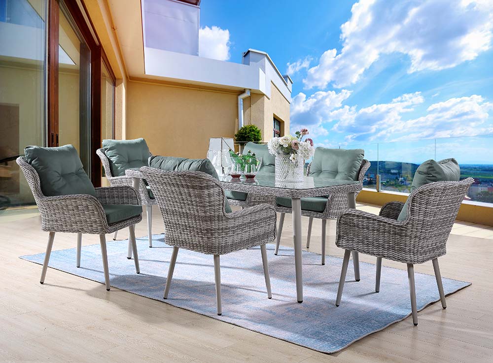 Jenneva 7Pc Patio Dining Set